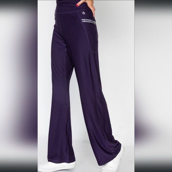 NWT Black Berry Active Sporty Wide Leg Pants SZ VARIOUS - Picture 1 of 3